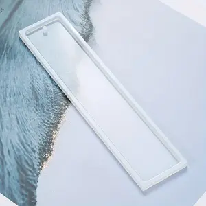 5pcs Rectangular Crystal Epoxy Resin Crystal Rectangular Bookmark Silicone Mold