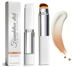 Upgrade 2 in 1 Blanc Cover Cream Stick V - Color Changing Foundation Stick with Volufiline Portable for Daily Use