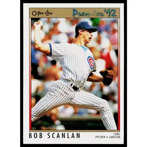 Bob Scanlan 1992 O-Pee-Chee Premier #14 Chicago Cubs