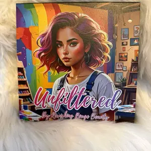 Unfiltered Eyeshadow Palette by Ravishing Rouge Beauty - Vibrant Rainbow Colors for Bold Makeup Looks