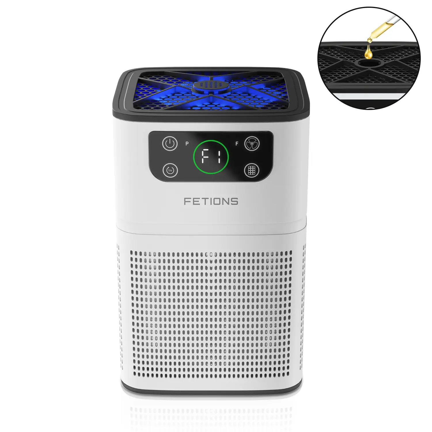 3-in-1 Air Purifier for Home – Activated Carbon Filter, Pet Odor Eliminator, Quiet Sleep Mode & Aromatherapy