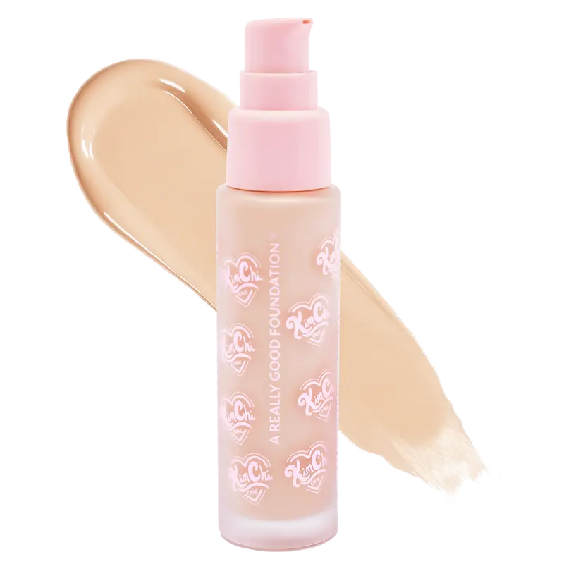 KimChi Chic A Really Good Foundation: Buildable & Creamy, Cosmetic Makeup for a Flawless Finish