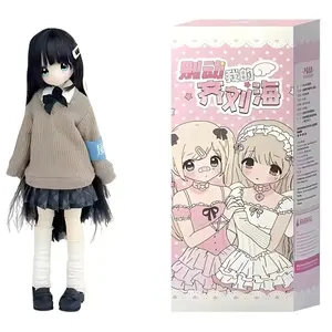 Don't Touch  My Bangs Series Articulated BJD Doll Blind Box Figures Multi Jointed Collectible