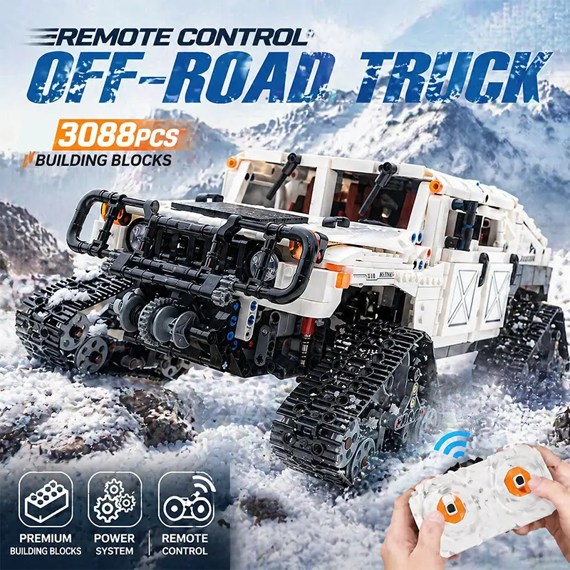 Programmable Educational Building Blocks, Electric Remote-Controlled Robotic Arm, Hands-Eye Coordination Training, DIY Assembly Science Educational Toy, Perfect Birthday Gift for Boys
