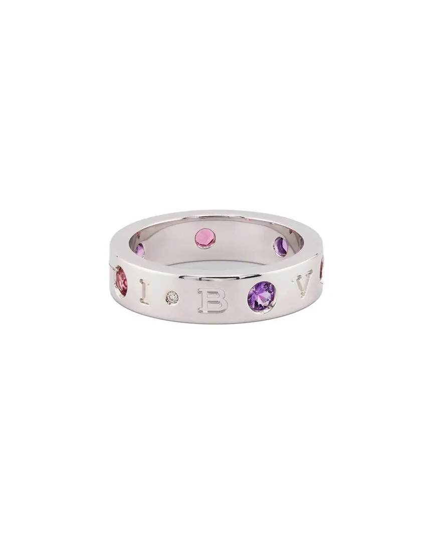 Bvlgari 18K 0.15 ct. tw. Diamond & Amethyst Ring