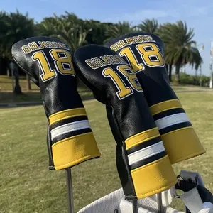 Golf Club Head Covers (Gilmore) – 4 options available. Premium driver, fairway wood, and hybrid covers for golfers. Durable and stylish golf accessory
