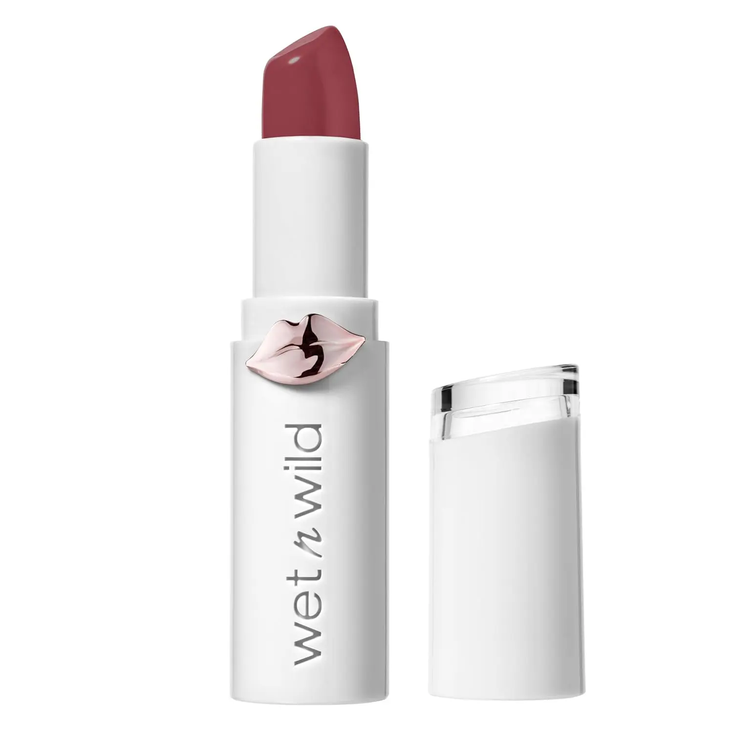 wet n wild Mega Last High-Shine Lipstick Lip Color Tube, Infused with Sunflower & Watermelon Seed Oils for Nourishing Gloss, Buildable & Blendable Creamy Color, Cruelty-Free Vegan Makeup