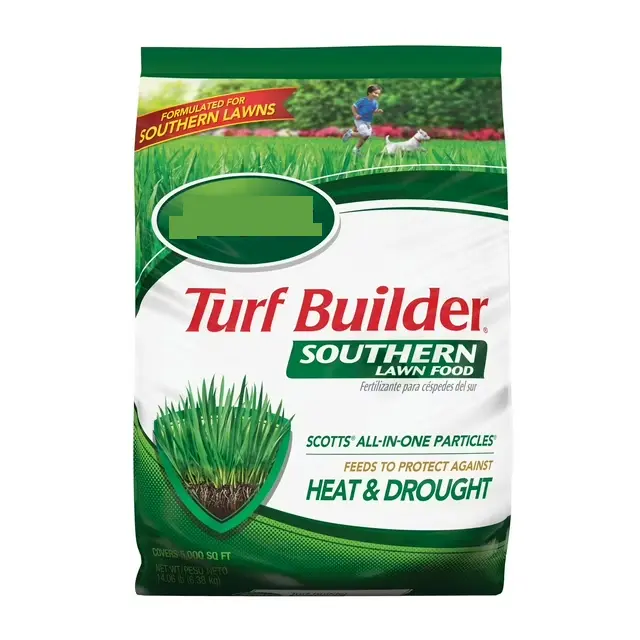 Turf Builder Southern Lawn Fertilizer 5000 sq ft 14.06 lb Protects Against Heat & Drought Scotts All-in-One Particles