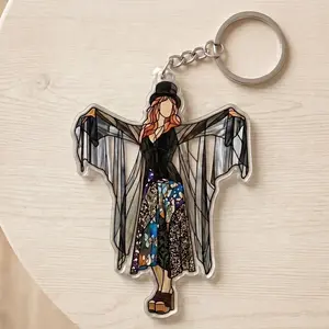 Fleetwood Mac Rumours Stevie Nicks Acrylic Keychain, Rhiannon Witch Coven Landslide Keyring, Boho Dancing Keychains, Music Fashion Accessories, Gift For Fans - BoldWear Clothing Co.