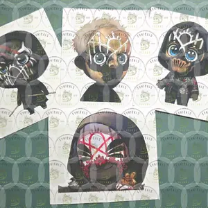 Sleep Token Chibi Style Sticker Vessel Ii Iii Iv Not Waterproof Or Water Resistant Collectible Artwork Glossy