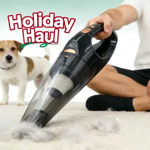 Holiday Haul Handheld Wireless Car Vacuum Cleaner 6000Pa Suction Power Fast Charging Long Battery Life Ideal for Car Cleaning Cordless Rechargeable