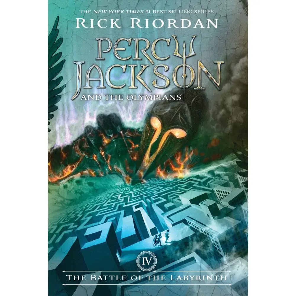 USED Book - Percy Jackson and the Olympians, Book Four: Battle of the Labyrinth, The-Percy Jackson and the Olympians, Book Four by Riordan, Rick (Hardcover) - english