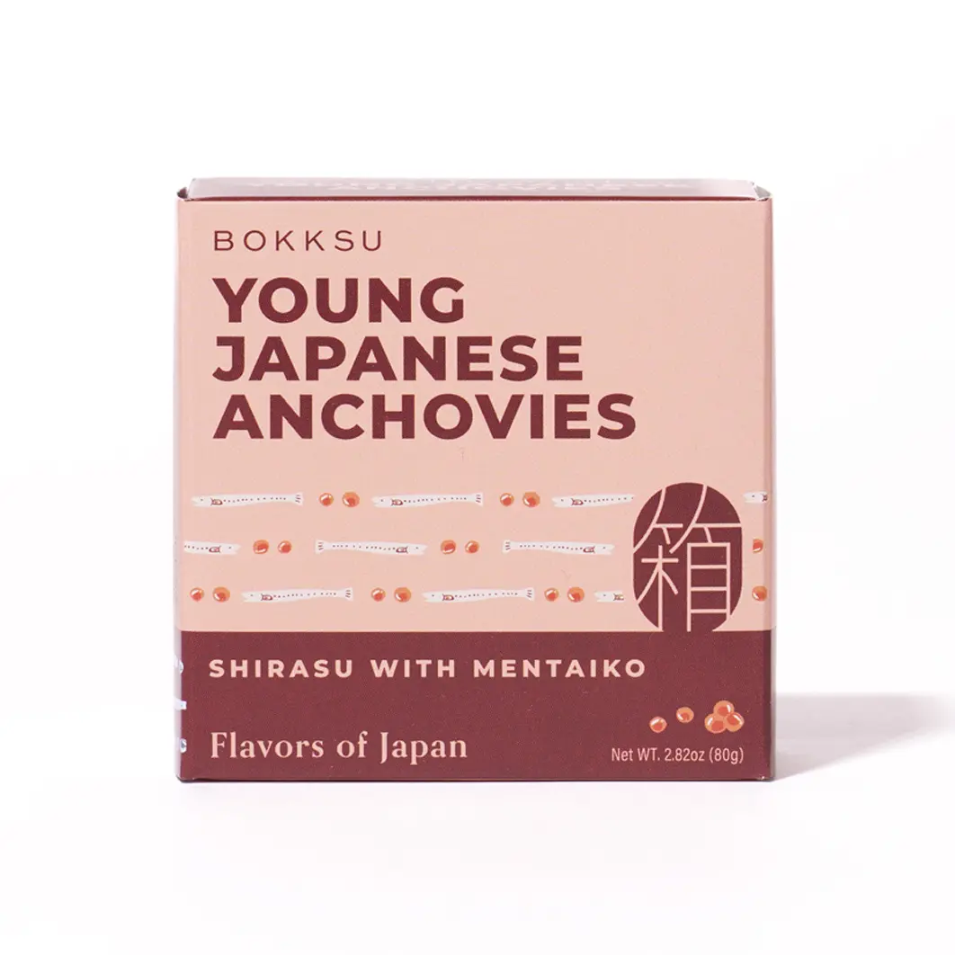 Bokksu Tinned Shirasu Anchovies with Cod Roe