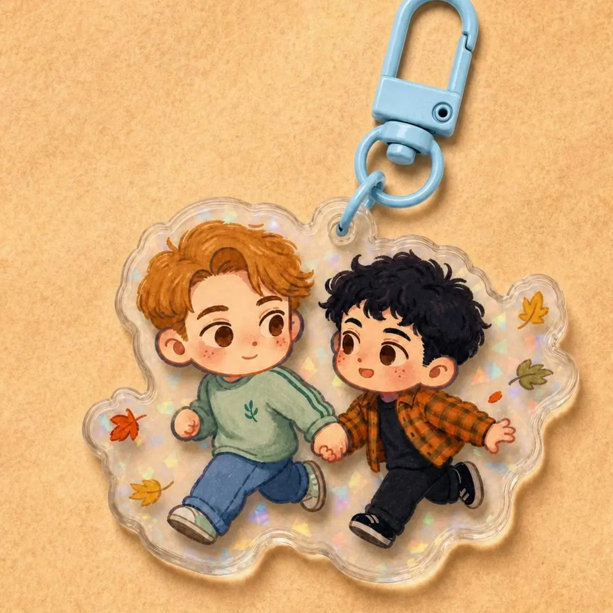 Heartstopper Forever Acrylic Keychain Charms,  Nick & Charlie Fans Gift