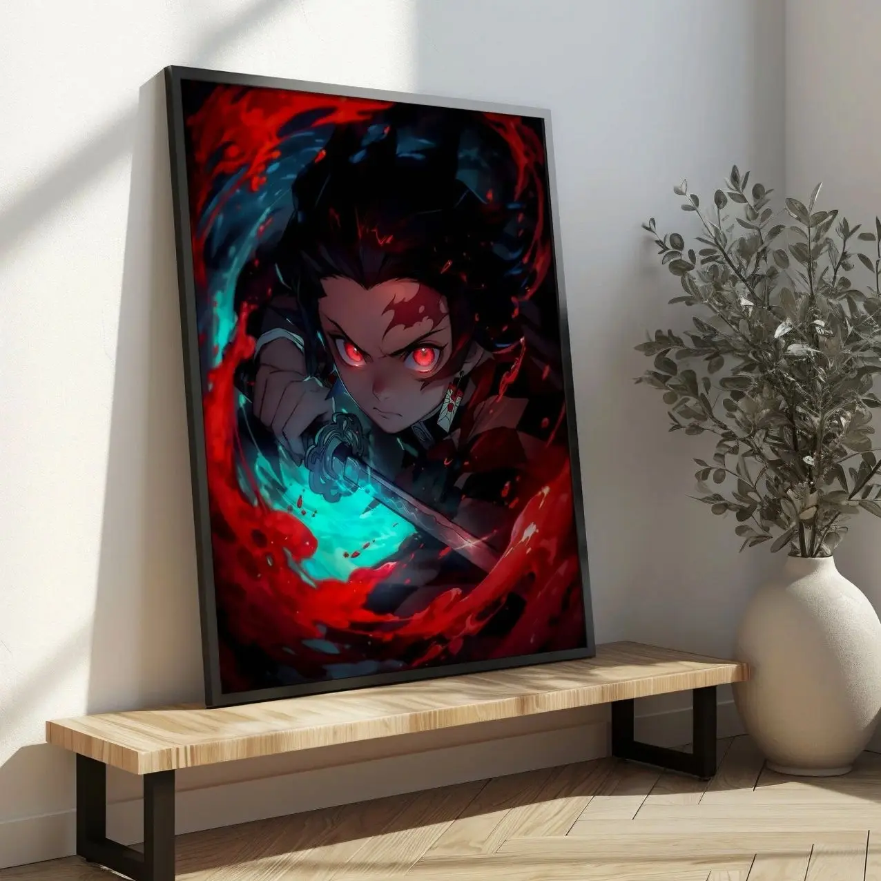 Tanjiro Water Breathing Style Poster, Tanjiro Water Element Demon Slayer Demons Are Like Me Anime Posters Decor Photo