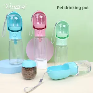 Pet Supplies Dog Water Bottle Outdoor Water Cup Food Storage Container Portable Dog Travel Cup