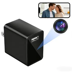 Full HD 1080P Hidden Camera USB Charger - Compact wireless spy camera, wireless Wi-Fi, motion detection function - Suitable for home security, baby monitoring and pet surveillance