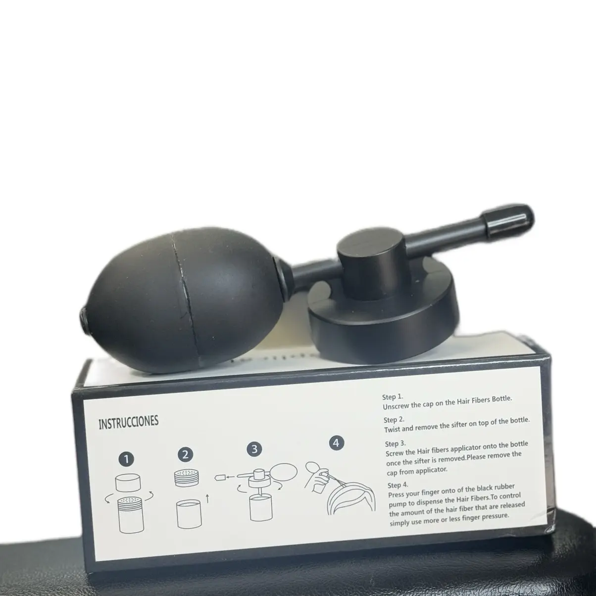 Hair Fiber Applicator for Real Hair Fiber or Powder Fibers
