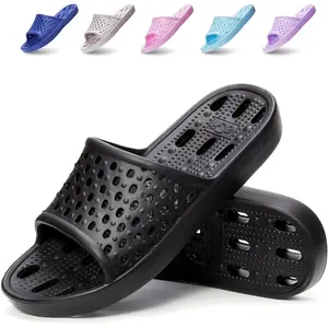 Shower Shoes Men Quick Drying Women Shower Sandals Non-Slip Comfortable House Slippers Bathroom Hotel Flip Flops Slides With Students Gym