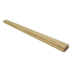 48inch Solid Red Oak Stair Handrail Wooden Indoor Wall Mount Railing 6111-HAND RAIL -48X3.54X1.57”
