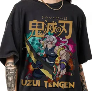 Tengen Uzui Anime T-shirt, Unisex T-shirt, Retro Anime Fan Gift, Vintage Special, Graphic Tee