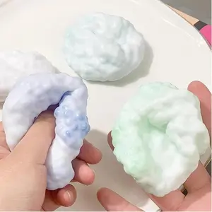DIY Random Colour Stress Ball for Anxiety Relief Crunchy ASMR Sensory Fidget Toy Handmade Portable Great for Focus Non Toxic Plastic