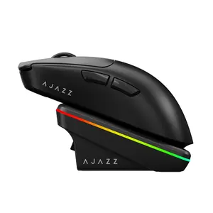 AJAZZ AJ200P NL AI MC wireless intelligent AI mouse 2.4G enhanced magnetic charging base intelligent dialogue real-time translation DPI24000 PAW3311 the third mock examination intelligent office mouse is suitable for e-sports games and office