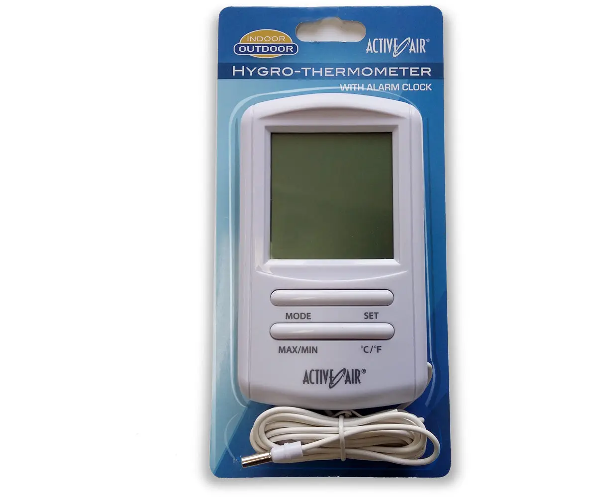 Active Air Indoor-Outdoor Thermometer & Hygrometer with Remote Probe