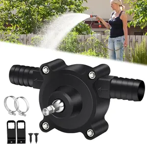 Hand Electric Drill Pump – Self-Priming Mini Transfer Pump for Water, Gasoline, Oil & Diesel, Quick-Pumping Portable Household Pump for Home, Garden & Workshop Use