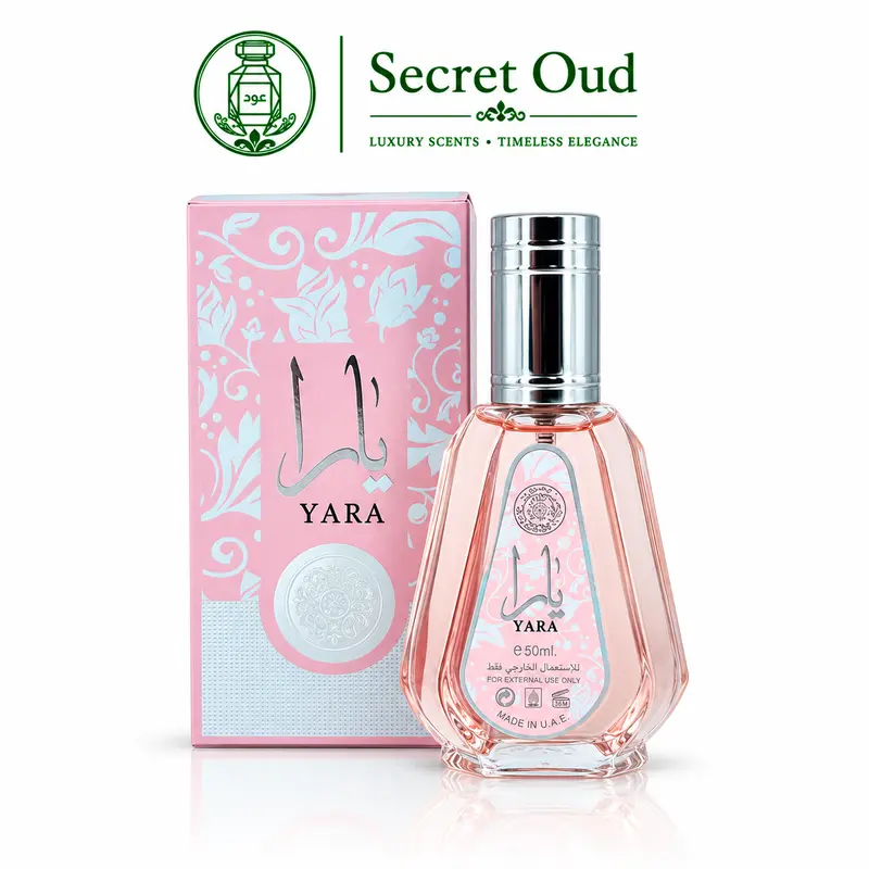 Lattafa Yara Women's EDP Fragrance by Ard Al Zaafaran, 1.7oz(50ml) Full-Size Single Item, Fruity Sweet Floral Notes, Elegant 1 to 1.9 fl oz Women's Perfume