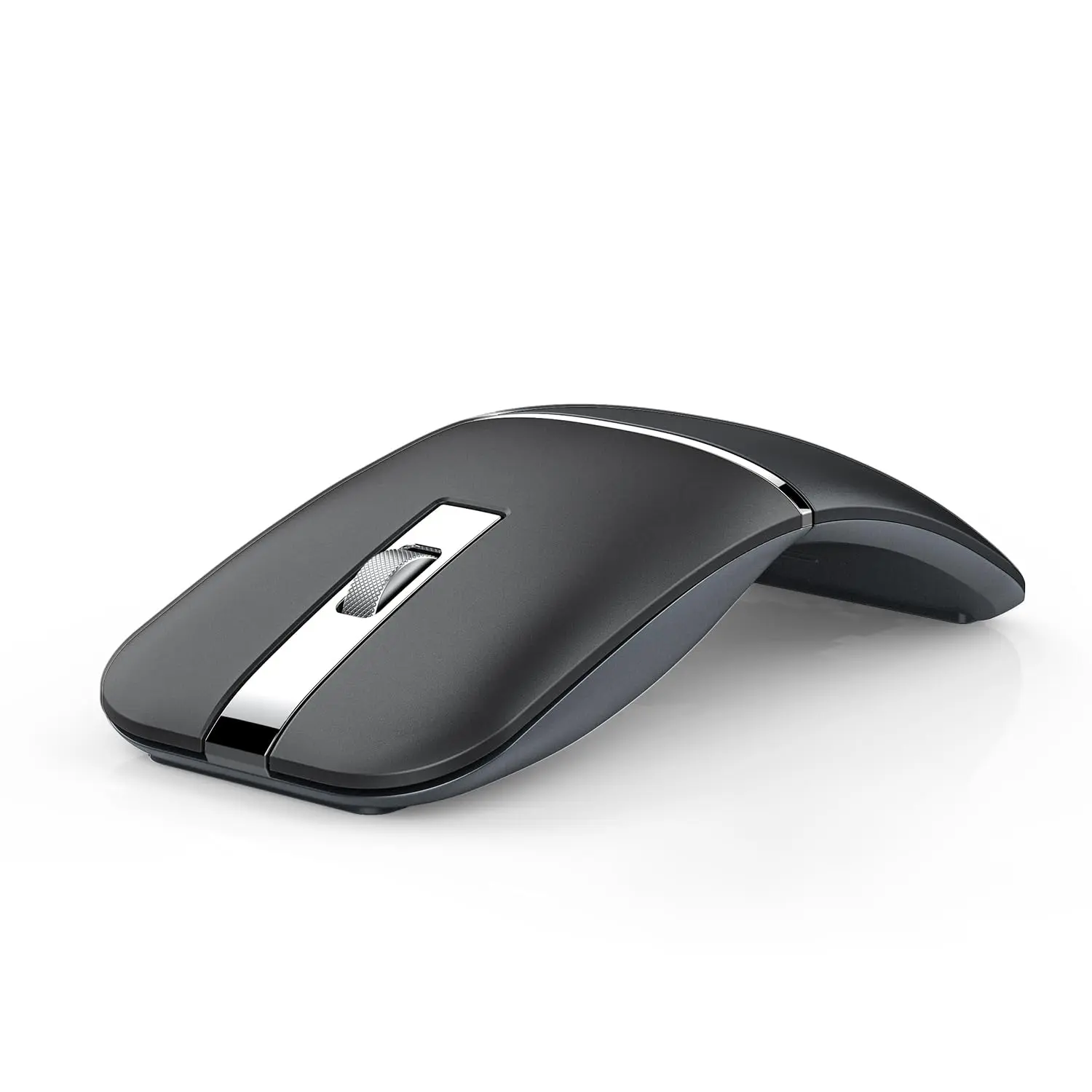 KYSONA M9 Twist-Fold Wireless Mouse (M9 Twist-Mouse), 3-Mode 2.4G-BT4.0-BT5.0 Multi-Device, 800/1200/1600 DPI Adjustable, Silent-Click Quiet, Compact Slim Lightweight Portable, Type-C Rechargeable, Compatible with Windows Mac OS Linux