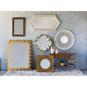 Killester Gold Frame Rectangular Mirror