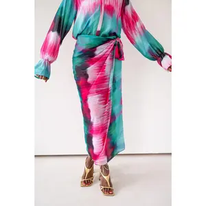 Nawra Chiffon Wrap Skirt