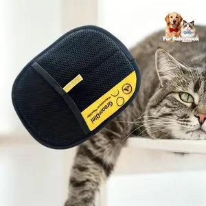 Pet Hair Removal Glove, Anti-Static Grooming Mittfor Dogs & Cats, Pet Hair Cleaning Tool andGrooming Supply,  pet hair removal tool