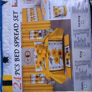 King-Size 24-Piece Bedspread Set