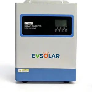 4200W 24V Hybrid Solar Inverter with WiFi, Pure Sine Wave Grid-Tie Battery Charger for Home Energy Storage System