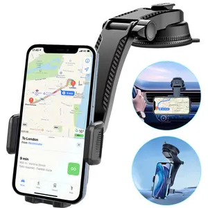 Universal Windshield Dashboard Phone Mount For Car, 360° Rotatable and Retractable Phone Holder Navigator Bracket For Car,Compatible With Most 4-7 In Phones