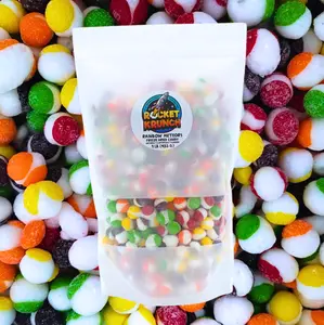 1 lb Rainbow Meteors Freeze Dried Candy - Crunchy & Colorful Sweet Snack Candies