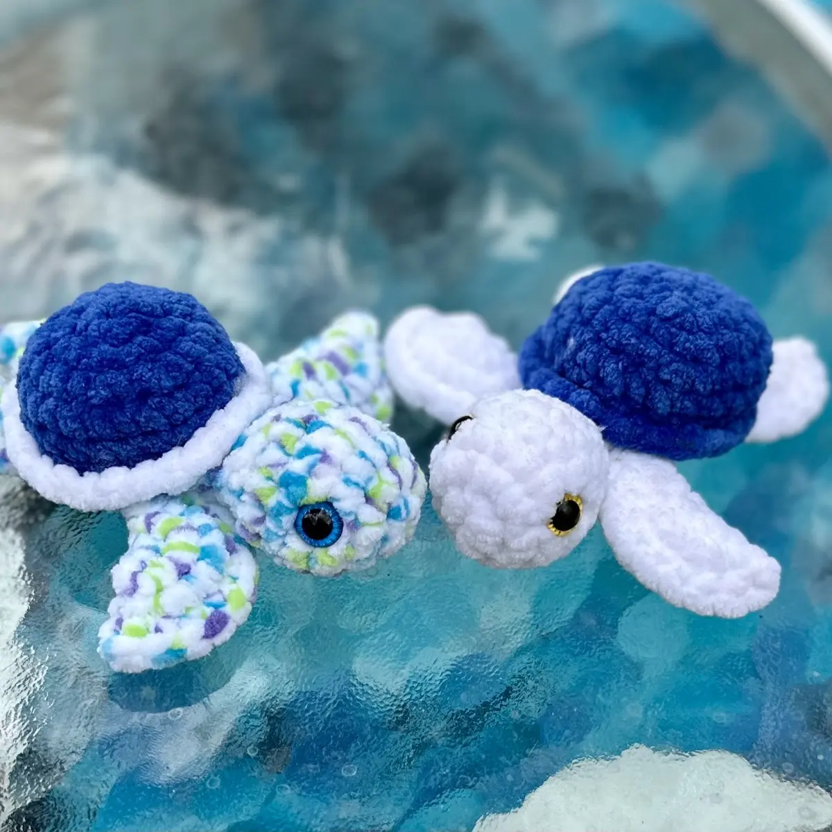 Crochet Baby Turtle Squish