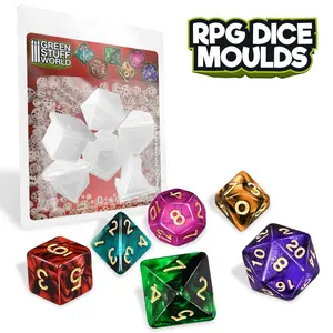 Green Stuff World - RPG Dice Molds 2496