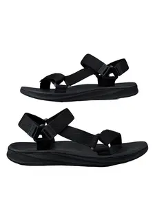 Summer Outdoor Water-Resistant Sandals, Men's Arch Support Yoga Mat Insoles, Gladiator Open-Toe Beach Slippers, Non-Slip Durable Flat Shoes
