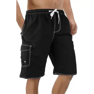 Men's Quick-Dry Swim Trunks - Comfortable Swim Shorts with Mesh Lining, Fun Design for Beach & Pool Wear