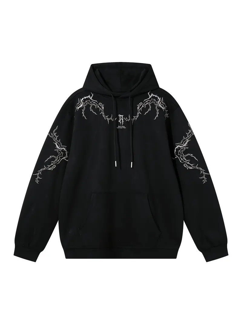 トップス SCUFFERS Flock Dark Hoodie Flock Dark Hoodie - Oversized Hoodie | Scuffers
