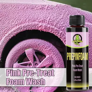 100ML Strong Car Wash Pre Wash Fluid, Rich Foam Formula, Foaming Car Soap, Suitable for Cars, Trucks, Motorcycles, Boats, Motorhomes, No Residue, Car Wash Soap, Car Wash Cleaner