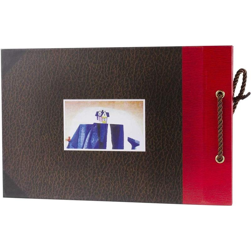 Scrapbook Photo Album,Our Adventure Book Scrapbook, Embossed Words Hard Cover Movie Up Travel Scrapbook for Anniversary, Wedding, Travelling, Baby Shower, etc (Adventure Book)