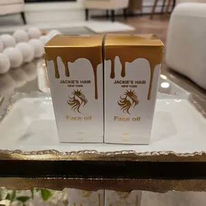 2x Jackie's Hair New York Face Oil - Radiance Boosting Velvety Botanical Elixir Serums Daily Lightweight Plant Vitamins Skin Repair Radiant 30ml Bottle