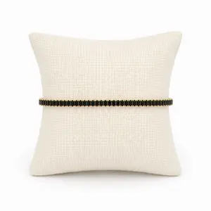 Noir Tennis Bracelet - Gold Plated - Size 6.5 to Inches