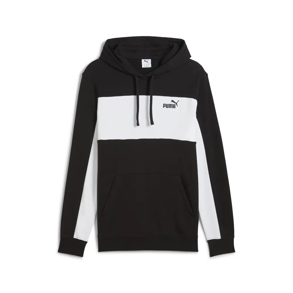 PUMA Mens Essentials Block Hoodie Casual Outerwear Casual - Black