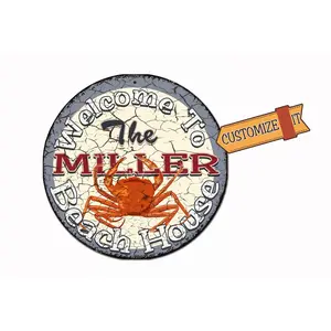 Custom, Beach House Sign - FREE Personalization