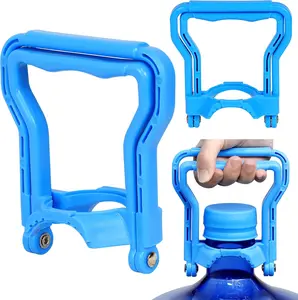 (2 Pack) 5 Gallon Water Bottle Handle Heavy-Duty Ergonomic Grip Dual-Mode Design for Easy Carrying Single/Dual-Person Lift Fits Standard 5-Gallon Jugs